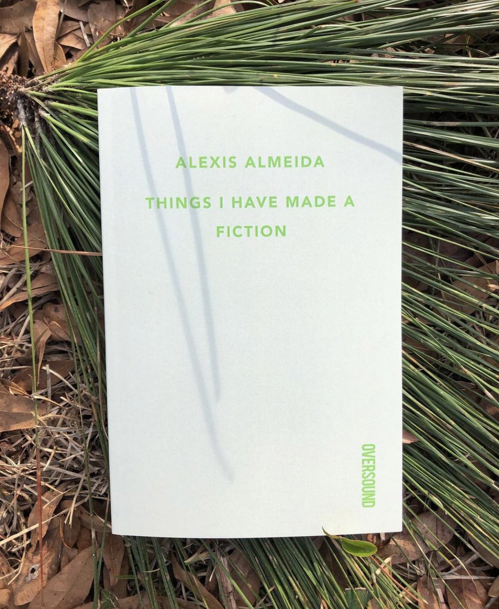 you can order my chapbook Things I Have Made a Fiction from <a href="/OversoundPoetry/">Oversound</a> :). It’s about re-learning how to do everything during a very dreamlike year. Thank you Andrew Zawacki and Sam and Liz ! oversoundpoetry.com/orders/