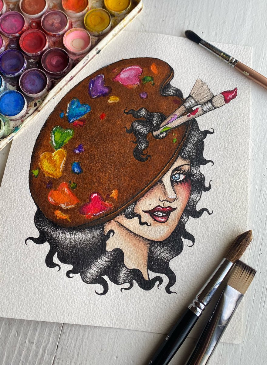 Painted lady prints are now available🎨