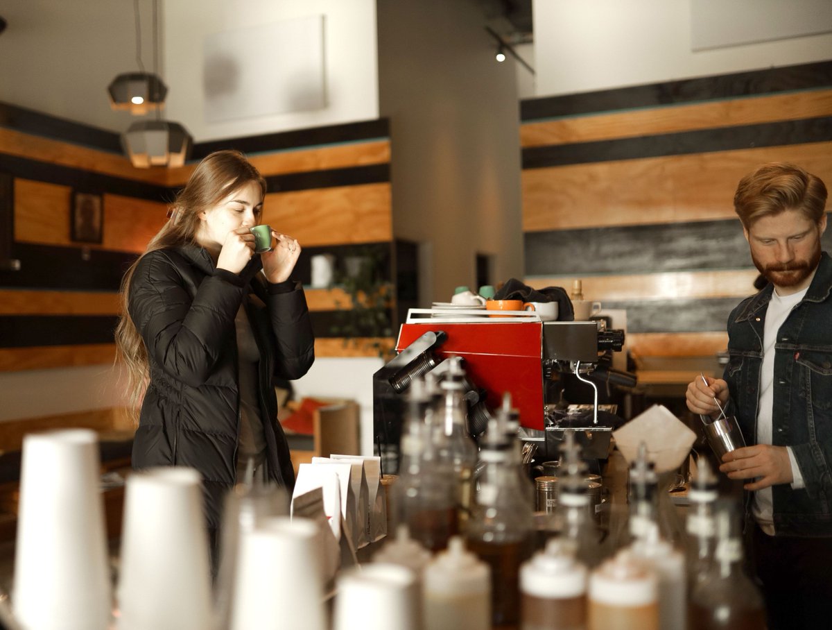 Revel77's tweet image. Sip, sip, hooray! Finding warmth and comfort in a delicious cup of coffee is the best way to start the day :)

#ArtisanCoffee #LocalRoasters #ThirdWave #espresso #latte #CoffeeAddict #CoffeeLovers #Spokane #ShopLocal #SipLocal