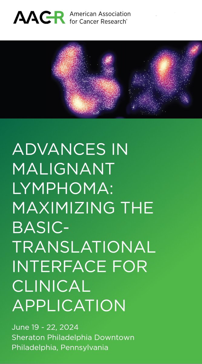 Registration and abstract submission is open and the program is online! Please join us, and retweet to your colleagues. <a href="/BCD_AACR/">Blood Cancer Discovery</a> <a href="/AACR/">AACR</a> #lmsm

aacr.org/meeting/advanc…