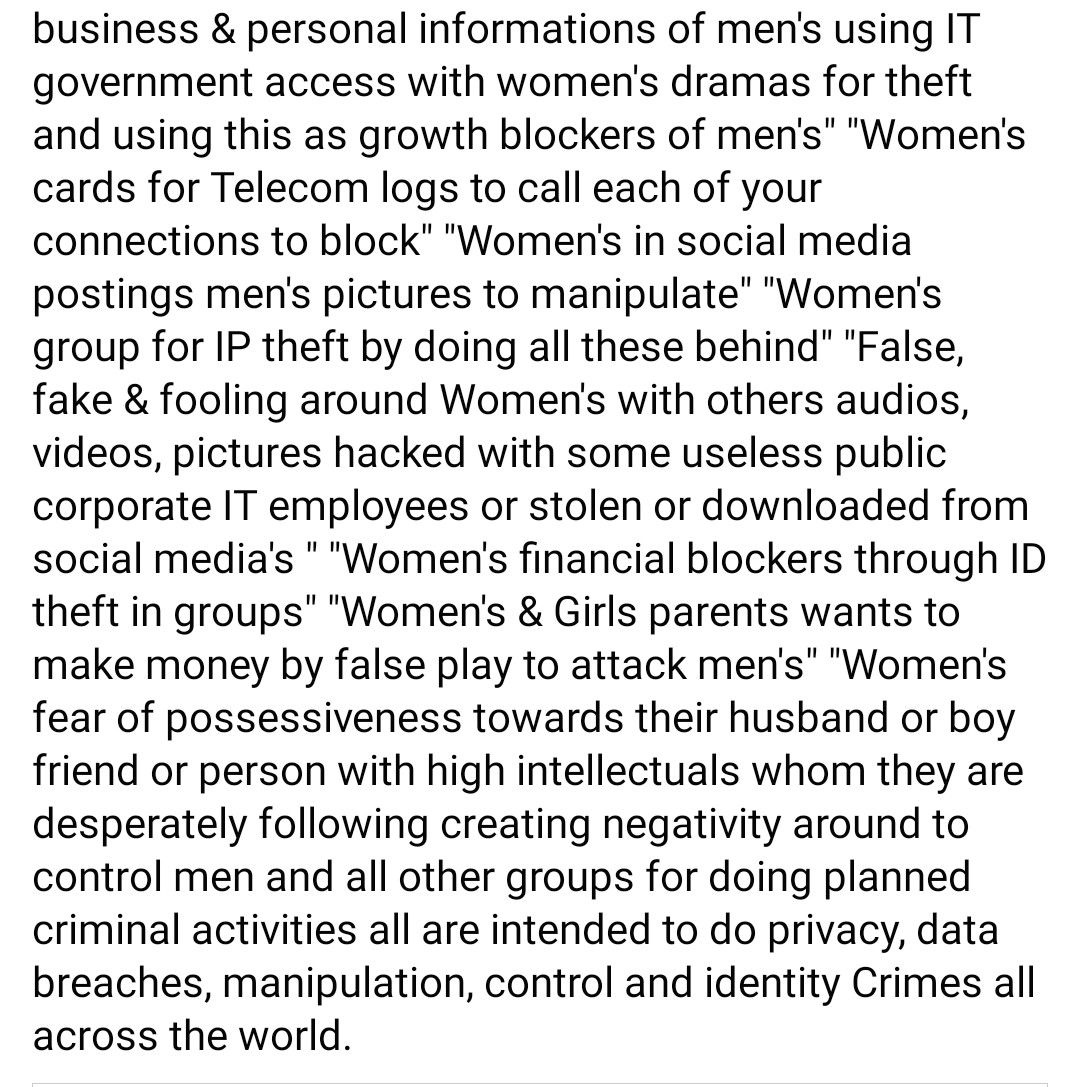 Diamondfoyer's tweet photo. HIGH RISK - Internet misuse worldwide by women's, girls &amp; YEGs. https://t.co/mEm64bXxPV