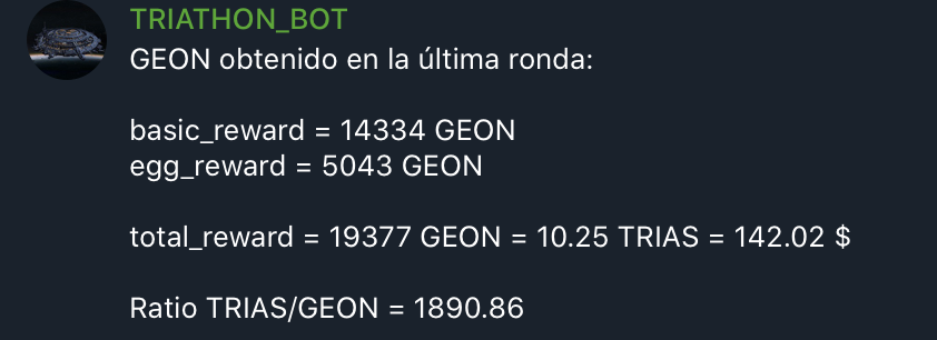 TriasFrance's tweet photo. Le GEON qui performe TRIAS et TRIAS qui grimpe lui aussi, ça donne l'effet du double levier et des rewards qui ont presque doublés en termes de $ et ce en seulement 48h.

Ce n'est que le début.

$Trias $Geon 
@triaslab @TriathonLab 
#passiveincome https://t.co/3FISpmANnW
