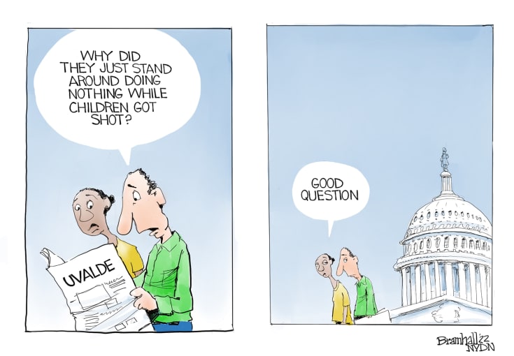 antipodal's tweet photo. #PoliticalCartoons #UnitedStates #GunProblem @SenateGOP @HouseGOP @GOP
Tweeting 1 cartoon per day, starting from the oldest saved cartoon on my computer.
Today's is from June 1, 2022.
I have over 500 photos, I should be tweeting well into 2024.
Save LIVES! https://t.co/e0K5RbkeWg