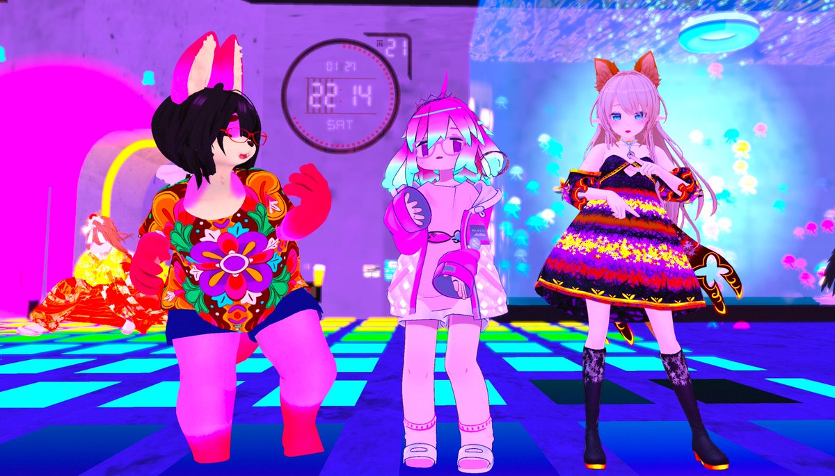 yarrepann's tweet image. #GRAYZONE 
#やれフォト 
グラデーション
「GRAYZONEイベント会場にて」
さおりさん、菊花さん、やれこ