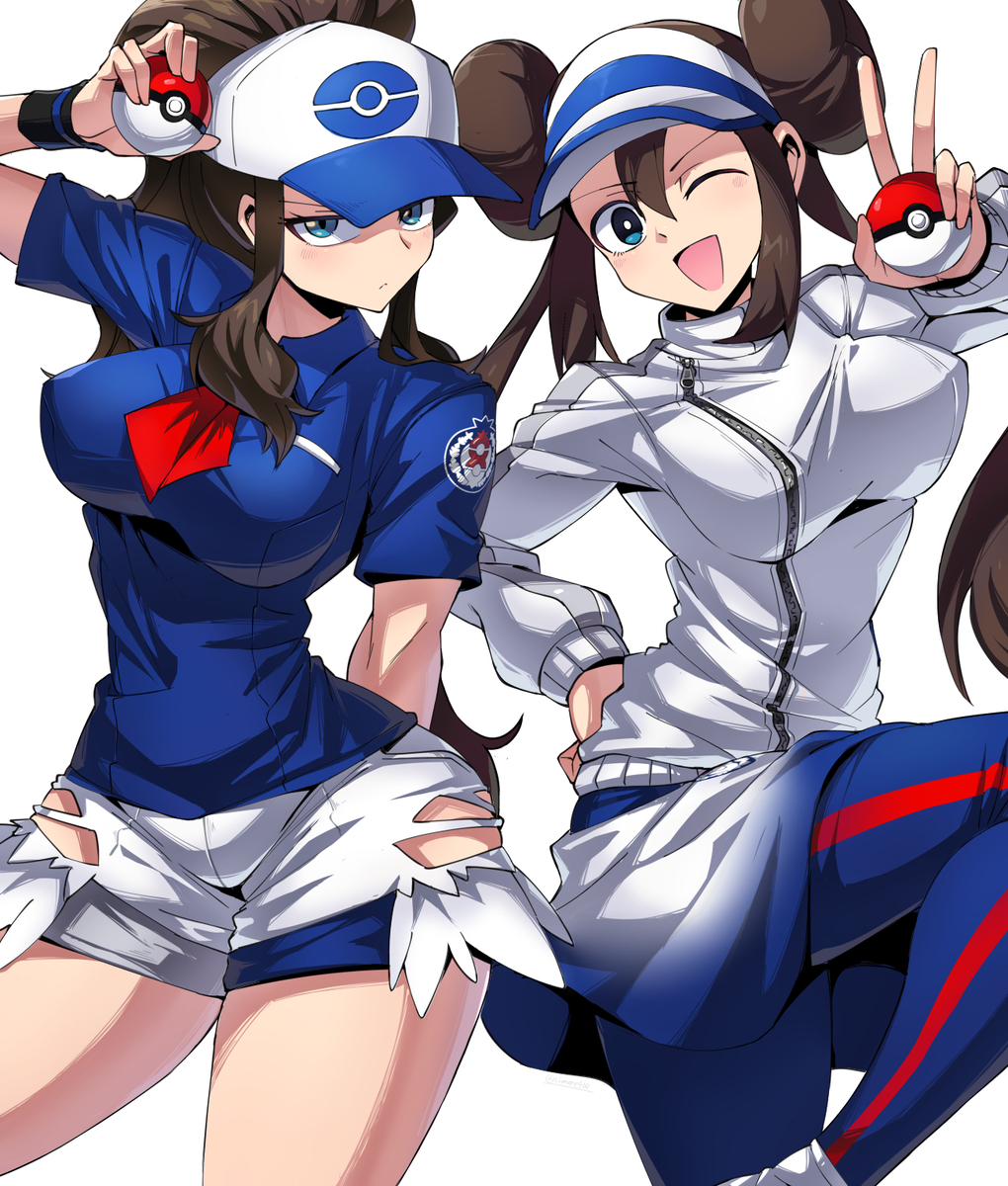 Pokemon Hilda And Rosa