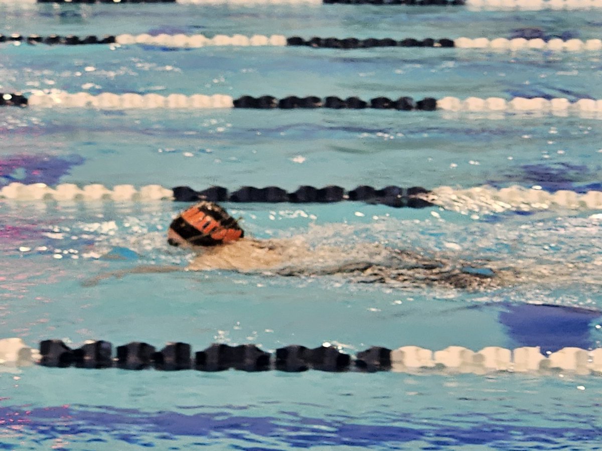 Coach_JWTucker's tweet photo. Emma Fitzhugh in action at the District Swim Meet. She got🥉3rd 200IM. #HaltomFamily #WaterBuffalos @HHSBuffNation https://t.co/cbcGWrg8jt