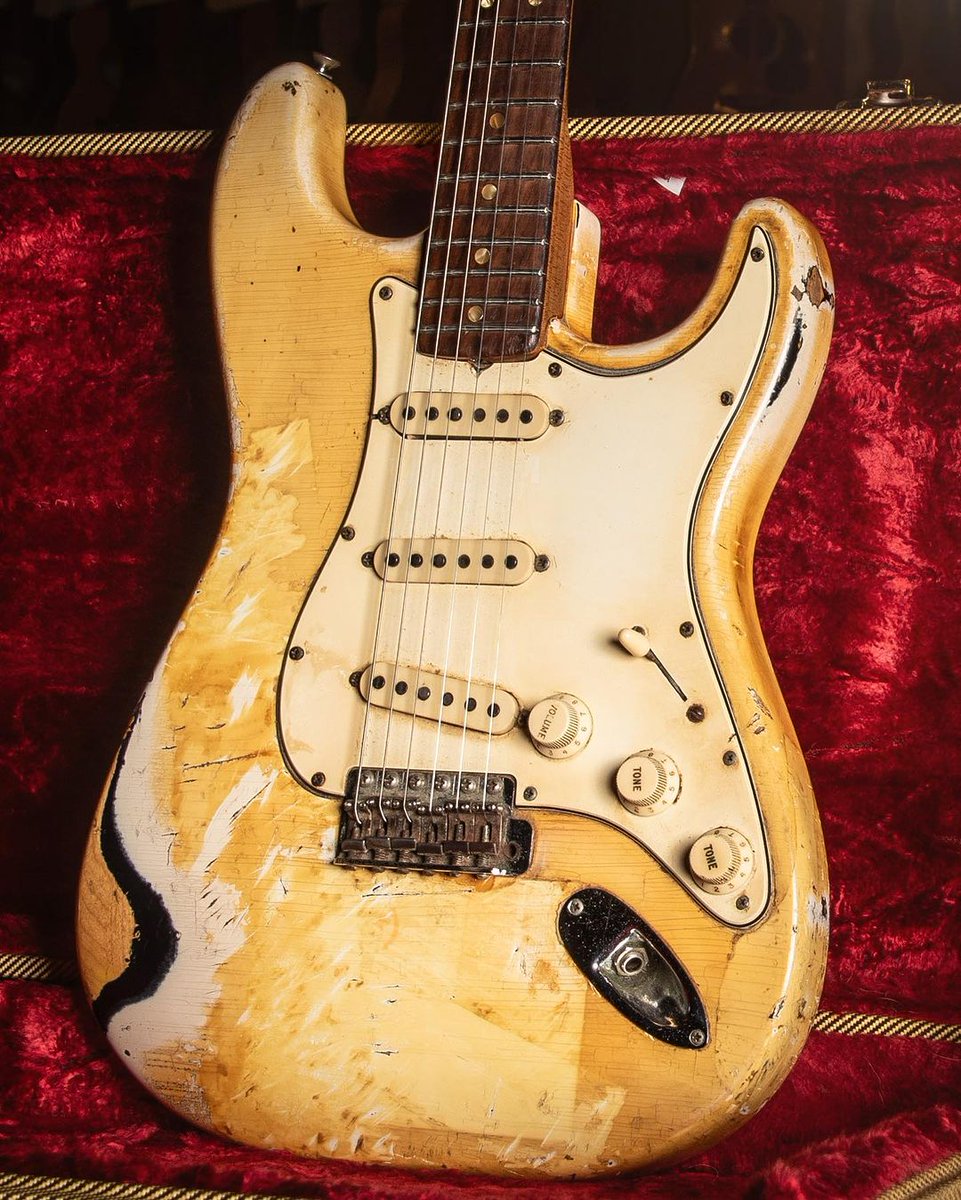 1968 Fender Stratocaster Olympic White #guitar #Fender