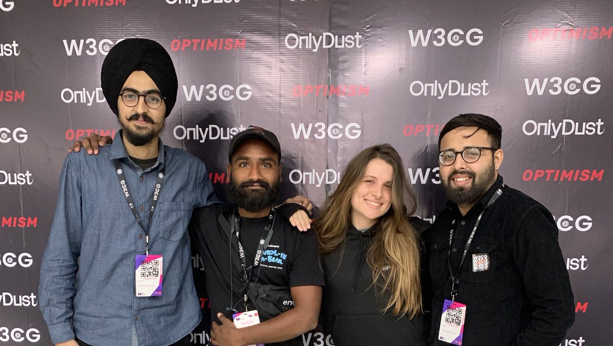 HAPPYS1NGH's tweet photo. Met a lot of awesome Hackers at #OpHacks in the magnificent IIt Bombay Campus.
Kudos to @Optimism @OnlDust_xyz @W3CG_Labs for organising such an amazing Hackathon. https://t.co/NU2zA3KNzV