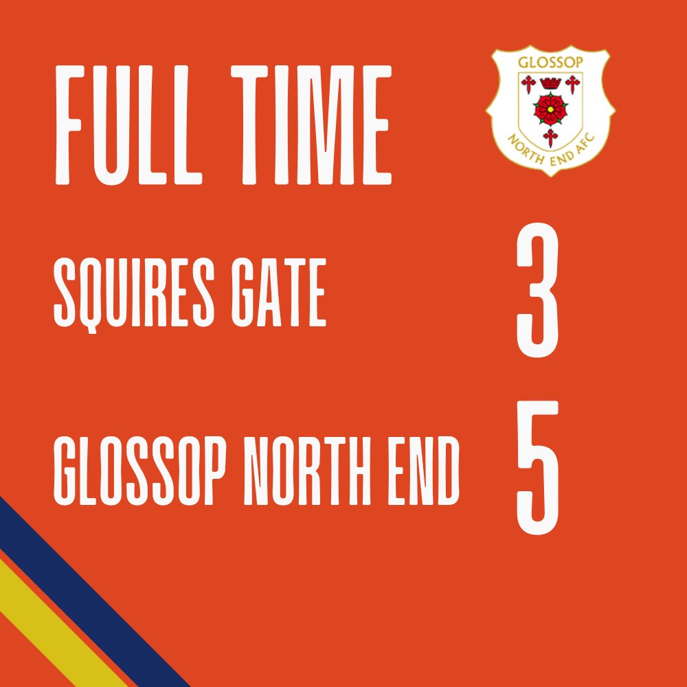 GlossopNorthEnd's tweet photo. An eight goal thriller as Richard Brodie's men take home the three points from Squires Gate

Goals by Tom Lawless, Jacques Etia, Abdul Djalo, and two from Harry Freedman.

#VivaGNE #WeAreGNE #GlossopNorthEnd https://t.co/754dSyFBWx