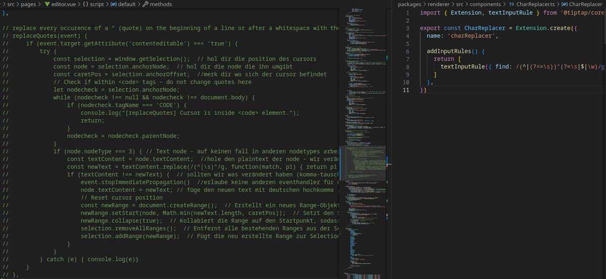 RecursionError's tweet image. the feeling when you can replace the code on the left side with the code on the right side.
🌅🌅🌅🌅
thx  #vue3 #node #tiptap
