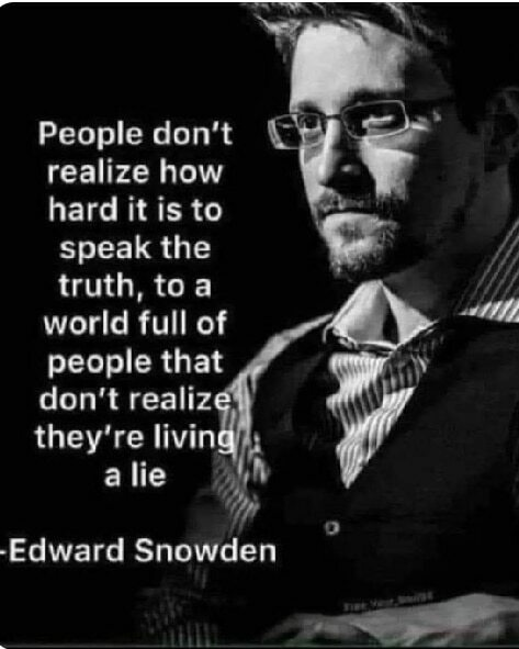 BelannF's tweet photo. HAVE YOU EVER ASKED YOURSELF if we would know the extent of the corruption if it hadn't been for Snowden and Assange?

AND - Then there came Trump who further opened our eyes - That's why the unelected bureaucrats and politicians on the Left are out to get Trump.

Don't know about you but I used to take up for the Intel agencies any time someone badmouthed them - BUT - not so much anymore - Where are all those rank and file agents standing up against unconstitutional acts like the truckers and the National Guards from about 25 States who are standing up to Biden's open border policies which are unconstitutional.