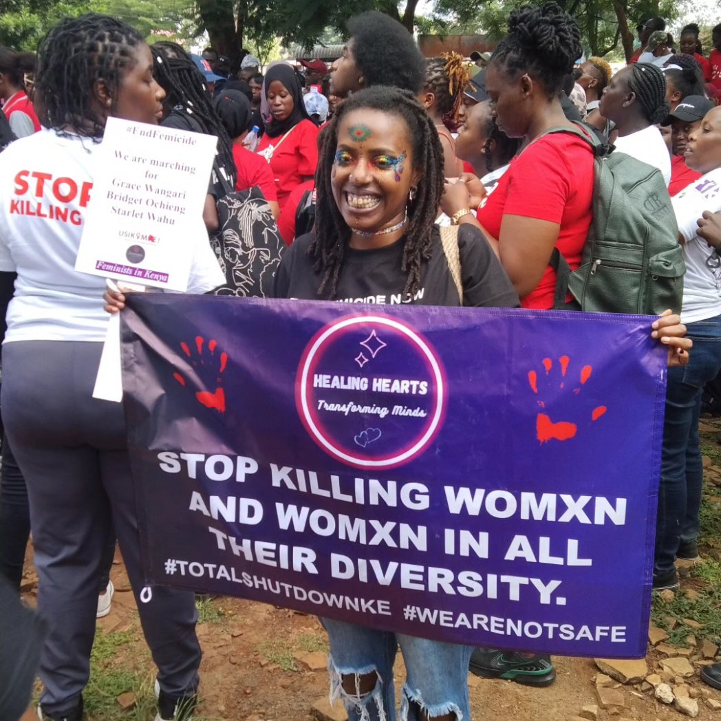 Healingheartske's tweet photo. As Healing Hearts CBO we are at the forefront fighting femicide.Join us and let us fight. Womxn are losing their lives and it is not a non issue!! #EndFemicideKe #StopKillingUs
#WeAreNotSafeKE
#mydearbody https://t.co/8nNlW9W1gQ