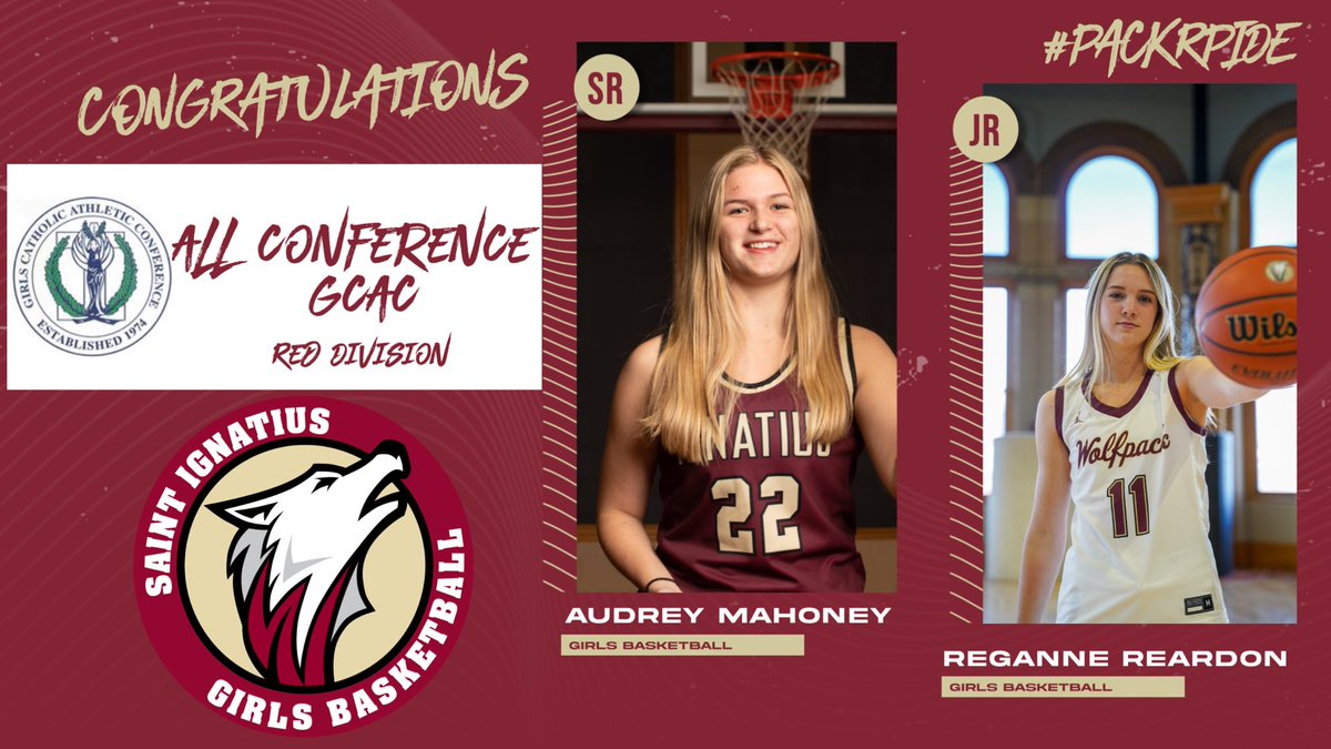 Congratulations again to Senior Audrey Mahoney and Junior Reganne Reardon! We start our GCAC tournament run this Monday at home against St. Laurence! Let’s go!