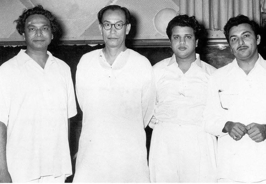 FilmHistoryPic's tweet photo. Naushad, SD Burman, Jaikishan &amp; Madan Mohan https://t.co/tqWCWHZo7e