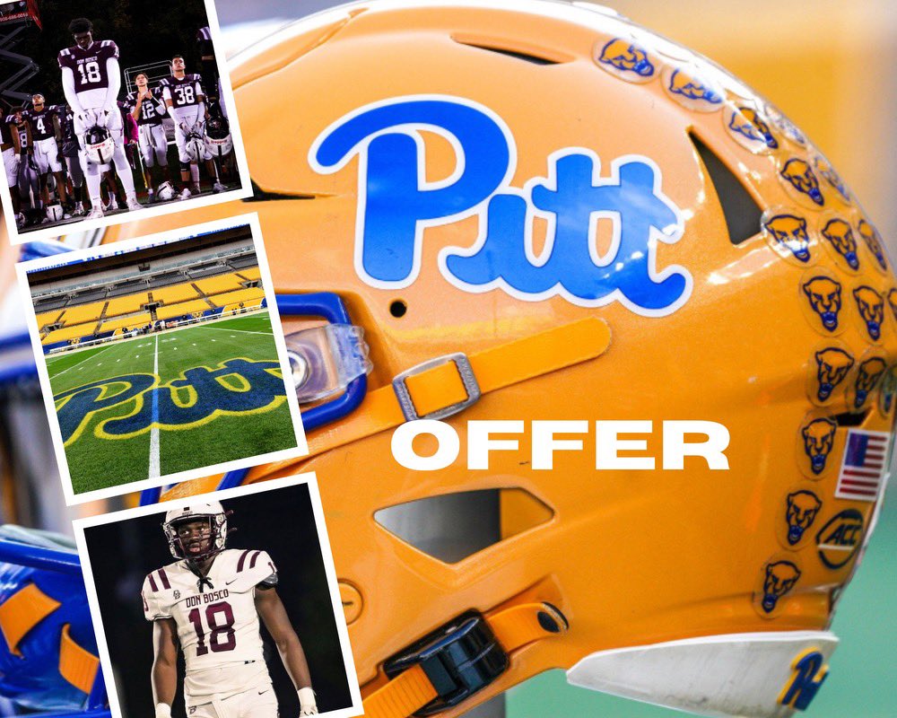 Glory to God for receiving my 5th offer from the University of Pittsburgh 

@Pitt_FB 
#UniversityofPittsburgh 
#football 
#NJFootball 
@247recruiting 
@247Sports 
@Mikahi_allen18