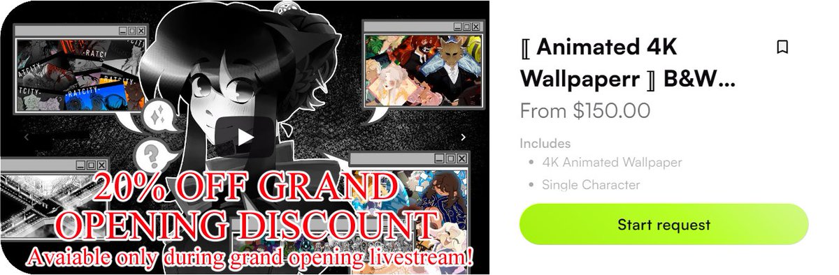 Whoop Whoop! I got a stream schedule going!
and a VGEN ARTIST ACCOUNT!

Though I need to be verified still....  SO! I'm doing another commission livestream on twitch with a special GRAND OPENING DISCOUNT. 

Catch me Wednesday at 5:30 pm PST and 8:30 EST, Hope to see you there!