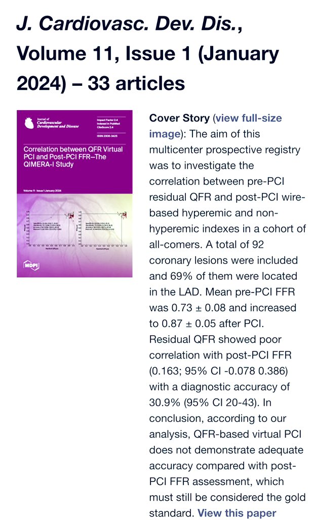 ignamatsant's tweet photo. In 2019 we were Front Page of the 1st number of @RevEspCardiol with QIMERA Pilot Study.

Today we are Front Page of @JCDD_MDPI with QIMERA-1 Study.

Thanks to all that helped to achieve this‼️
@Carlos_Cortes_V @ramonlopezpalop @cardiojsl @fer_iver @secardiologia @PCRonline https://t.co/2mWvk7qmqH