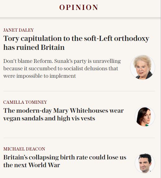 Another completely normal day in Telegraph-world
