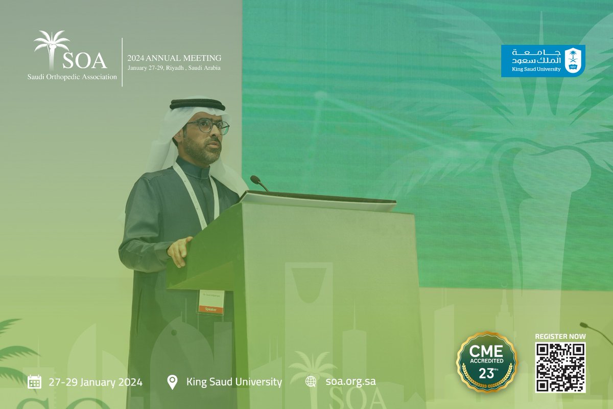 الجمعية السعودية لجراحة العظام SOA tweet media