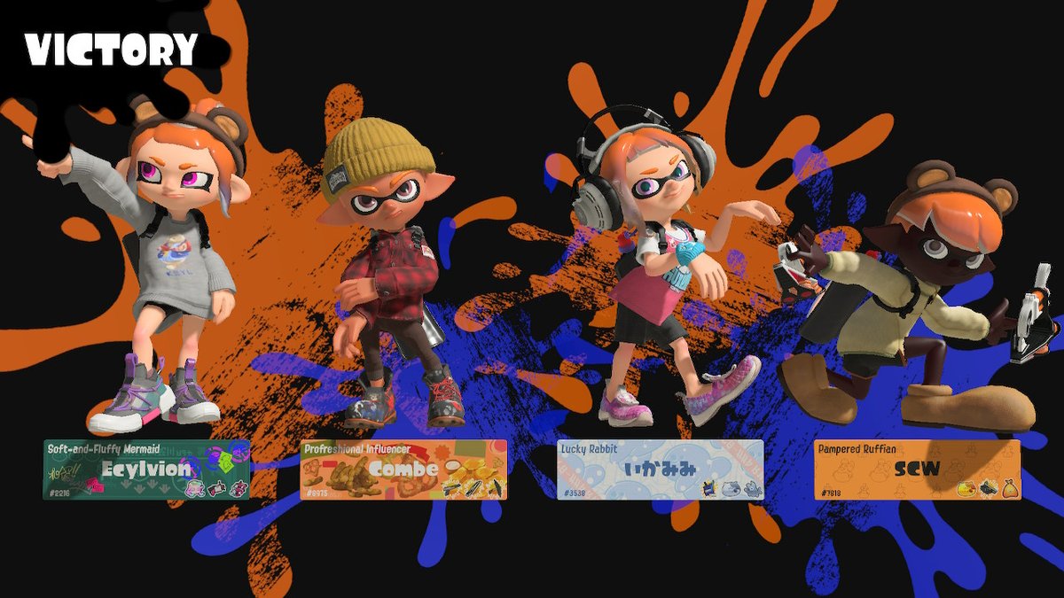 Hi @ZHimetsu! It's an honour to play with you! I love your animations! #Splatoon3 #NintendoSwitch