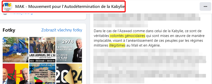 KabyleHub's tweet photo. Le MAK ce grand ami du Mali..

1. le MAK soutenait en 2012 le MNLA groupe armé touareg.
2. Le MAK a demandé il y'a encore quelques jours que la "junte malienne soit jugée pour crime contre l'humanité".
3. Le régime malien est illégitime et a des volontés génocidaires. https://t.co/S0I7R9QkhA