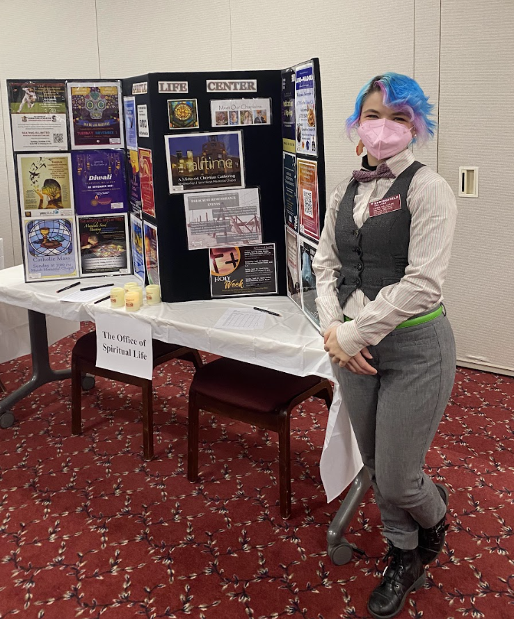 SpfldCollege's tweet photo. Check out these snapshots from the On-Campus Student Employment Job/Networking Fair! 📸 #NetworkingFair #StudentEmployment #CampusOpportunities #SpringfieldCollege https://t.co/VJuJttjkAy