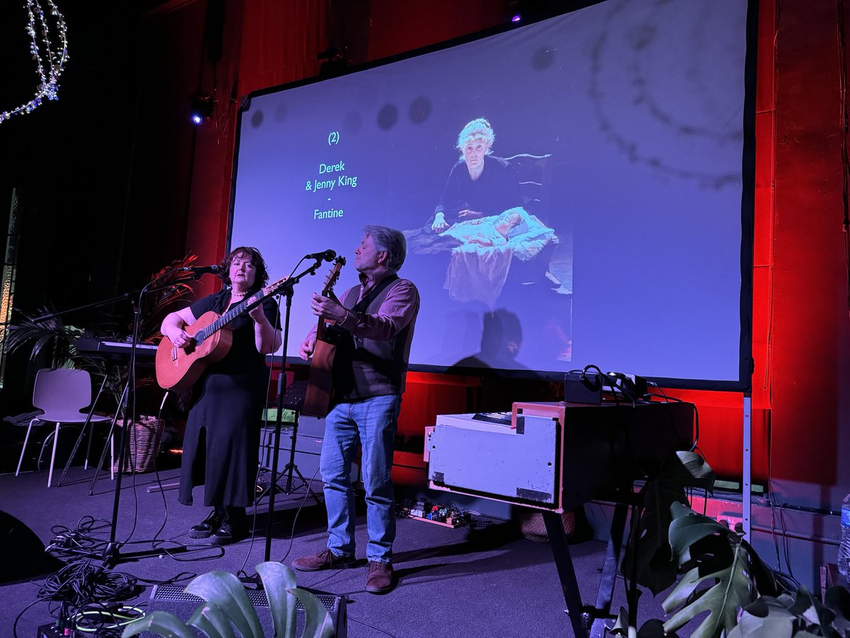 <a href="/LEAFonBoldSt/">LEAF on Bold St</a> The second finalists are Derek and Jenny King @kingbyrne1 with their song Fantine