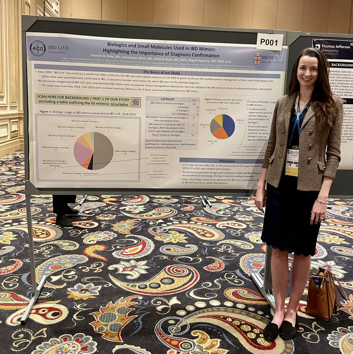 HannahWFiske's tweet photo. Last day of #CCCongress24 & so thankful for such a great conference! @CrohnsColitisFn @AmerGastroAssn
A few highlights
✨Reunions w/ old friends
✨IBD Qorus meeting
✨Hearing my mentor @DrSamirAShah1 talk @ #WomenInIBD #HeForShe
✨Presenting our work on Biologics in IBD Mimics! https://t.co/NYuti4FOuK
