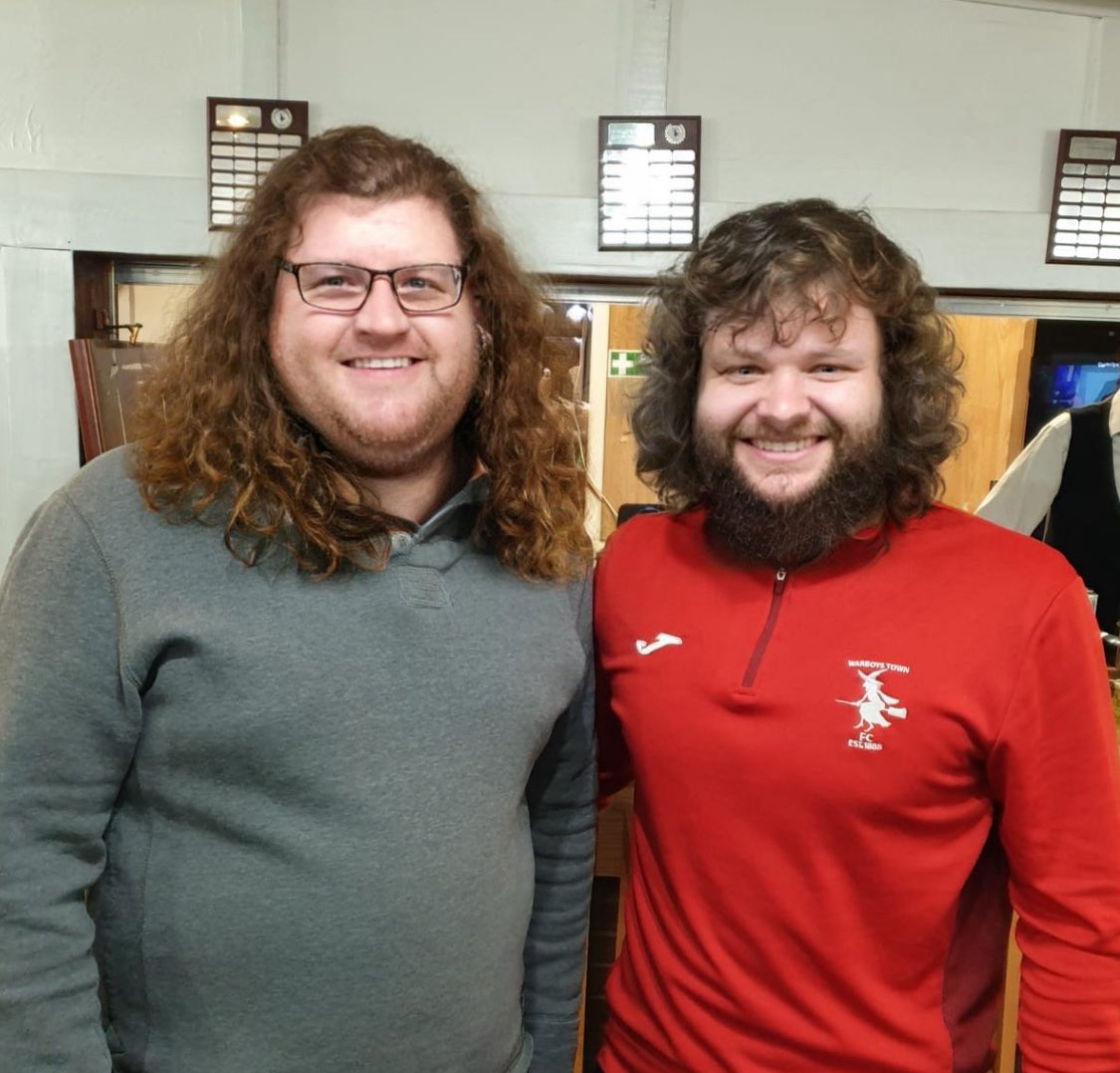 WarboysTownFC's tweet photo. A huge thank you to Richard Smith for being our matchday sponsor . Richard picked Joe Furness as player of the match for his performance ! Well done Fergie 👏🏻 
Also a massive thank you to Von for the post match food 😋

#UPTHEWITCHES 🔴⚫️ https://t.co/RVMvfrfzbQ