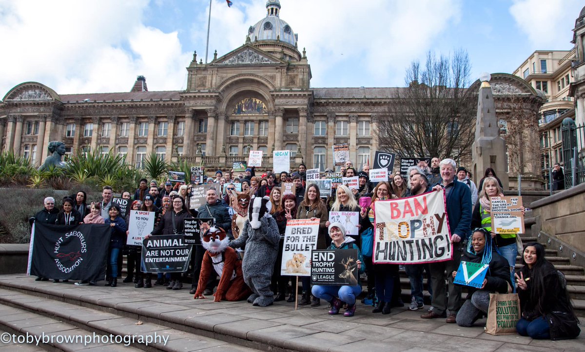 Next Saturday! (3rd Feb). Please join us for WRATH - the Worldwide Rally Against Trophy Hunting - in #Birmingham city centre where I'll be one of the speakers. Peaceful rally & march from 12:30pm, High Street nr Primark. #BanTrophyHunting @animalscount