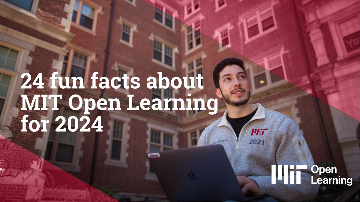 MIT Open Learning (@mitopenlearning) on Twitter photo Get to know our units!
♦️Open education: <a href="/MITOCW/">MIT OpenCourseWare</a>, <a href="/MITxCourses/">MITx Courses</a> & MicroMasters
♦️Corporate education: <a href="/MITxPRO/">MIT xPRO</a>, <a href="/mit_horizon/">MIT Horizon</a>, <a href="/MITBootcamps/">MIT Bootcamps</a>
♦️Research & engagement: <a href="/mit_jwel/">MIT Jameel World Education Lab</a>, <a href="/mit_react/">MIT Emerging Talent (formerly MIT ReACT)</a>, <a href="/MITPK12/">MIT pK-12</a>, <a href="/mit_ili/">MITili</a>, <a href="/MITVirtuality/">MIT Center for Advanced Virtuality</a> & <a href="/MitRaise/">MIT RAISE</a>
Learn more fun facts: bit.ly/47H2J7c Get to know our units!
♦️Open education: <a href="/MITOCW/">MIT OpenCourseWare</a>, <a href="/MITxCourses/">MITx Courses</a> & MicroMasters
♦️Corporate education: <a href="/MITxPRO/">MIT xPRO</a>, <a href="/mit_horizon/">MIT Horizon</a>, <a href="/MITBootcamps/">MIT Bootcamps</a>
♦️Research & engagement: <a href="/mit_jwel/">MIT Jameel World Education Lab</a>, <a href="/mit_react/">MIT Emerging Talent (formerly MIT ReACT)</a>, <a href="/MITPK12/">MIT pK-12</a>, <a href="/mit_ili/">MITili</a>, <a href="/MITVirtuality/">MIT Center for Advanced Virtuality</a> & <a href="/MitRaise/">MIT RAISE</a>
Learn more fun facts: bit.ly/47H2J7c