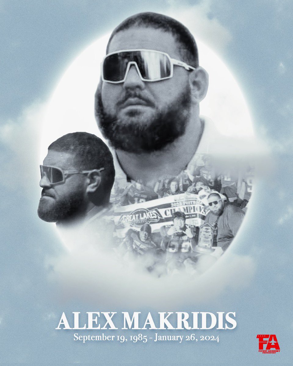 It’s with deep sadness to share the passing of our brother, friend, and head coach, Alex Makridis. Please keep his family and Flyght family in your prayers during this very difficult time.