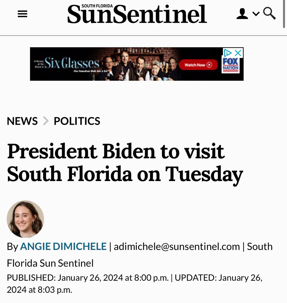 You know what they say. There is no such thing as a coincidence in politics. As I have reported, on January 31, Nikki Haley will be in Miami and Palm Beach, Florida having campaign fundraisers with some of @JoeBiden’s donors. Guess who is also going to be in Miami and Palm…