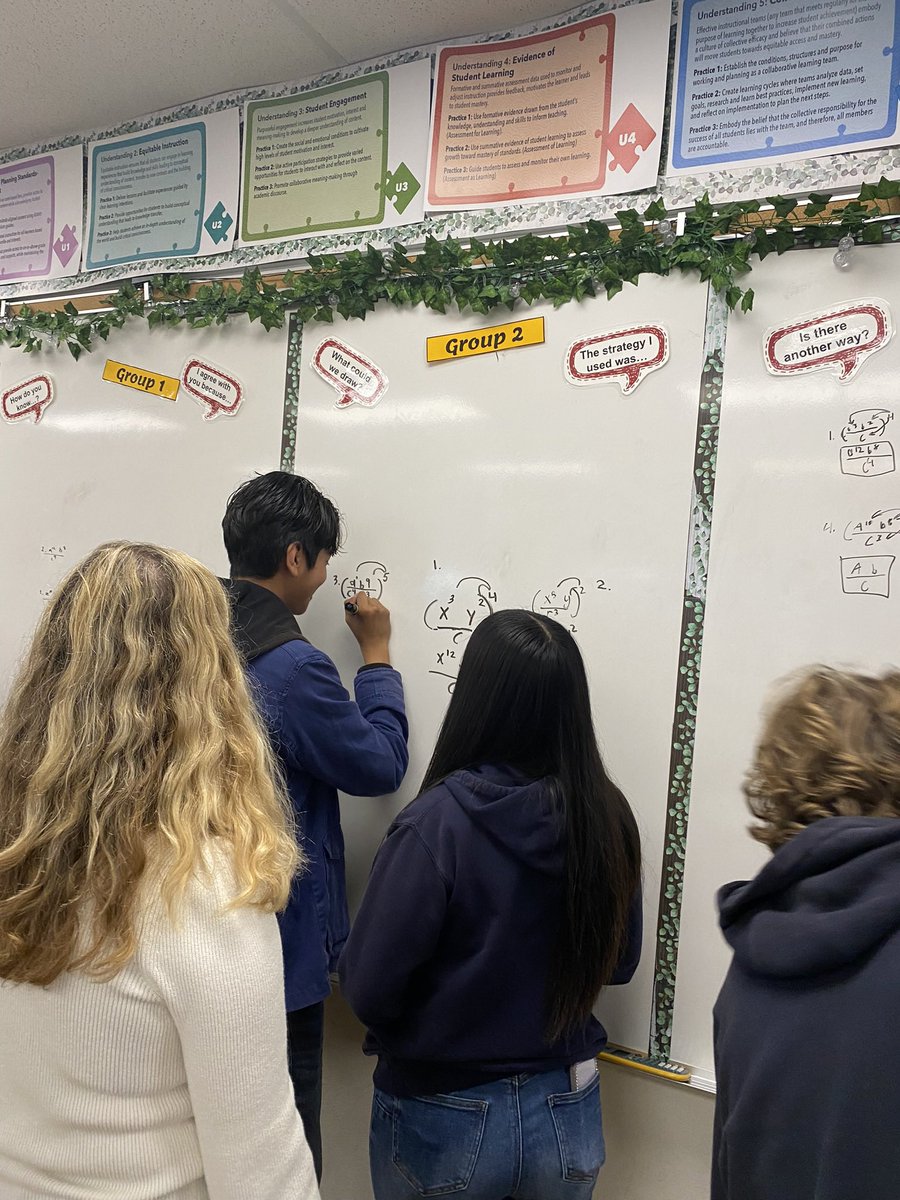 jbaker000's tweet image. What does Building Thinking Classrooms look like in action?
This 👇🏽
Such good work happening at @JLAJaguars to change student outcomes in Math through new ways of teaching and engaging students!
#proudtobeLBUSD