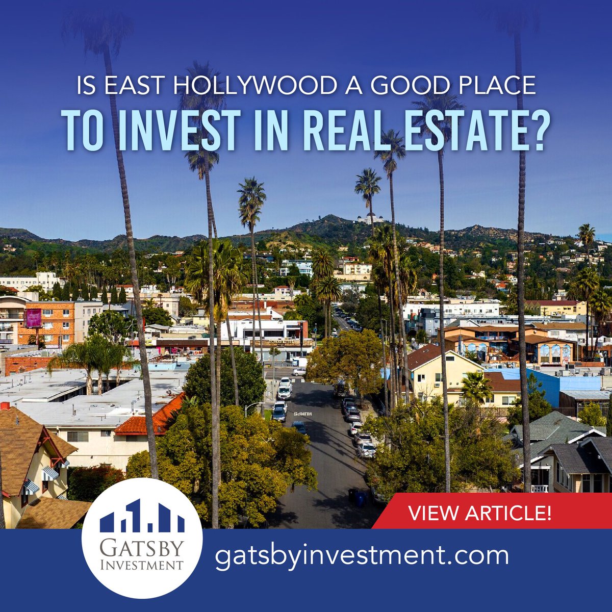 Buyer demand is cooling in East Hollywood. But the rental market saw double-digit gains this year. So should you invest in East Hollywood housing? Let’s look at the data…

Click the link to learn more:
gatsbyinvestment.com/education-cent…

#easthollywood #easthollywoodrealestate…