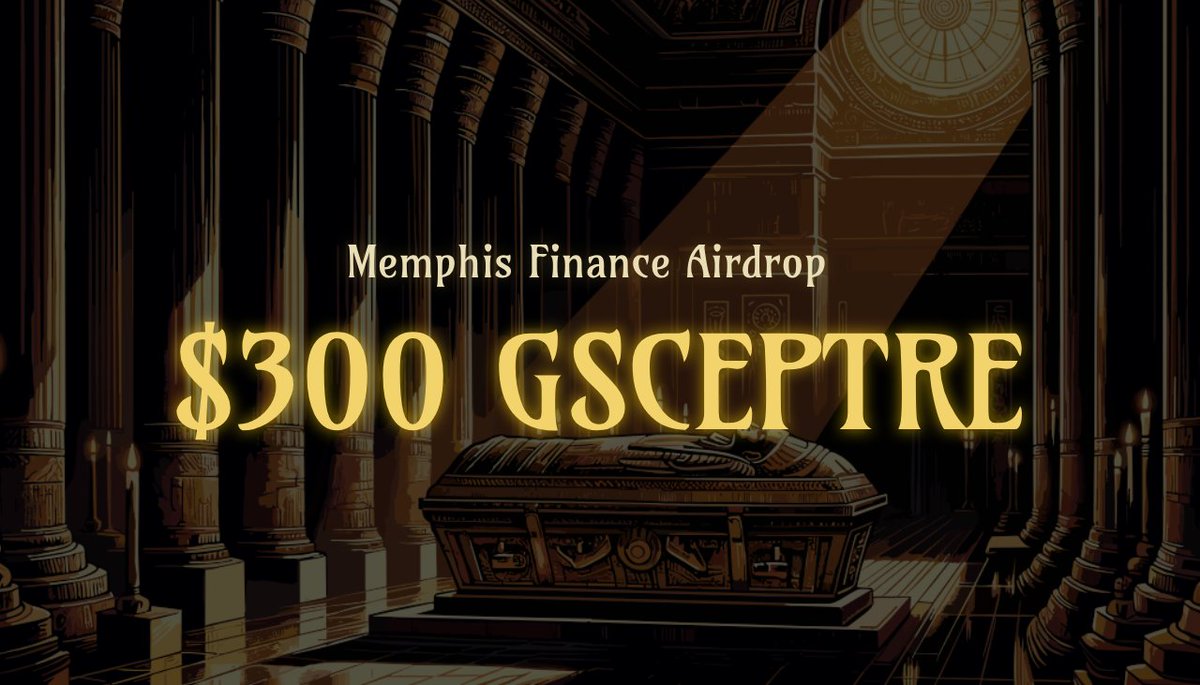 FREE $GSCEPTRE from the Pharaohs of $FTM

1) Follow <a href="/MemphisFin/">Memphis Finance</a>
2 )Like 💘
3) RT 🖇
4) Quote or Comment under this post with a meme related to Memphis &amp; $TOMB

$TSHARE #LIF3 #Fantom #FantomSonic 
#Airdrop #GiveawayAlert