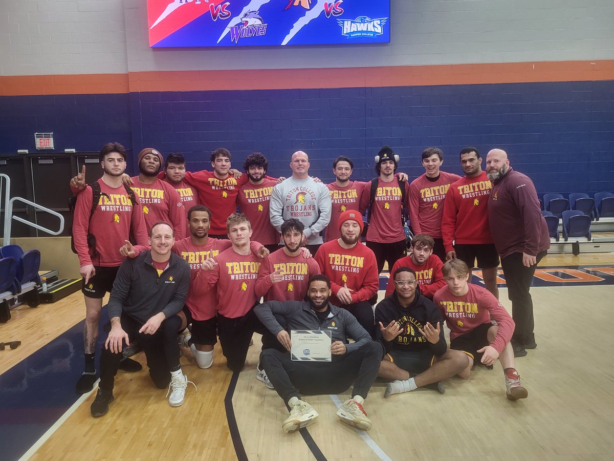 TritonTrojans1's tweet image. Congratulations to Triton Wrestling on winning the @njcaaregion4 Duals for the 2nd year in a row! @TritonW1 @NJCAAWrestling #WeRTriton #TrojanPride