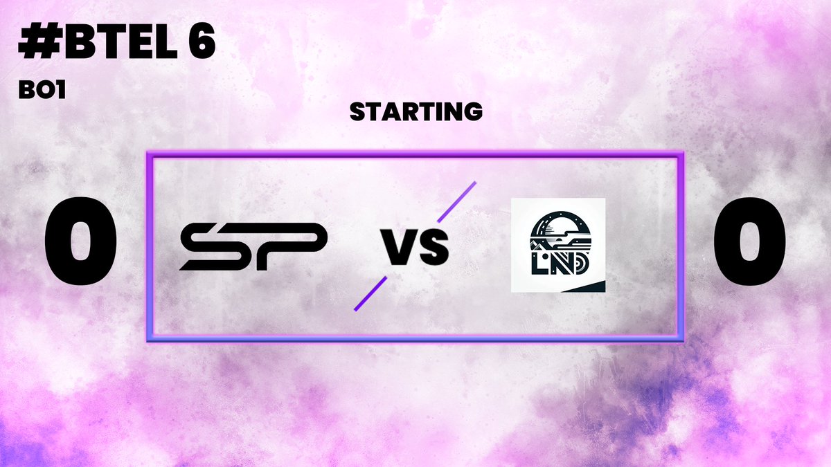 Cinquième et dernière de la journée contre LND au tournoi <a href="/esport_broken/">Broken Esport</a>.
Gl hf :)
#BETL 
#SPWIN💜
Game on, Vicory calls.
