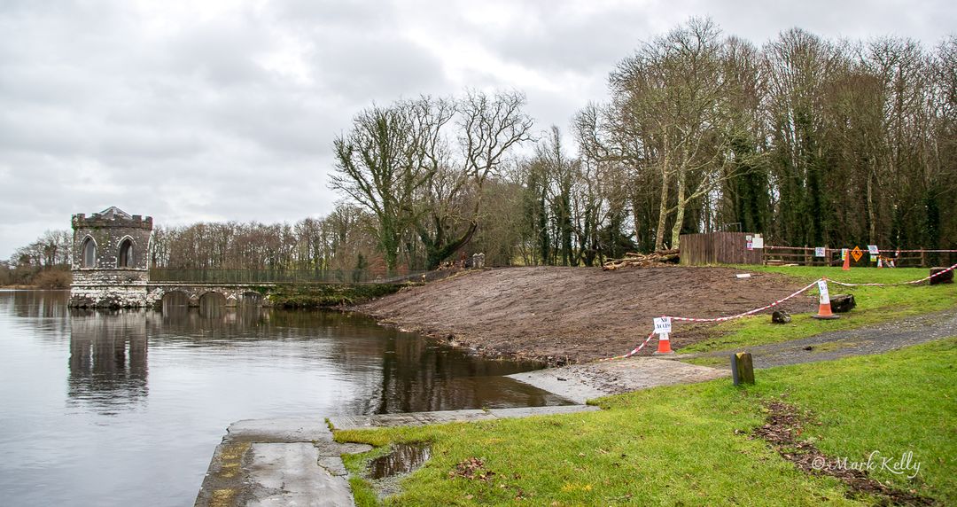 thewateredge's tweet photo. Quite a bit of clearance works going on at the shore front below the car park at Lough Key opening up The Gazebo and old Slipway to full view
#loughkeyforestpark
#loughkey
#boyle
#roscommon
#visitroscommon https://t.co/HQrvqNN8HC