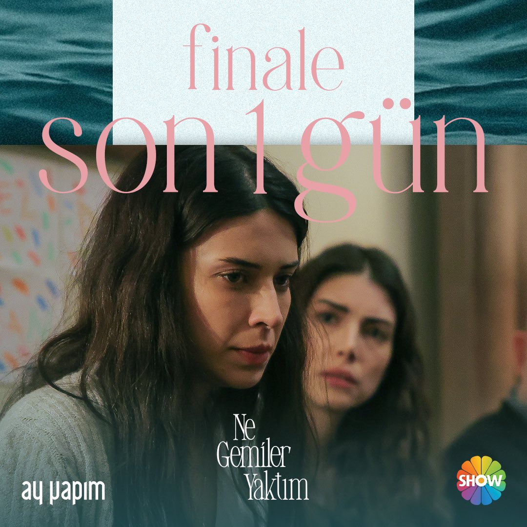 Finale SON 1 GÜN! #NeGemilerYaktım Yarın akşam saat 20.00’de @showtv’de görüşmek üzere! @BaysalDeniz @_devrimozkan @ayyapim