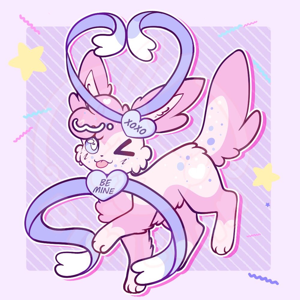 💜Sweet Love Sylveon Adopt!🩷

Price is £45 via PayPal ONLY, GBP is my home currency please make your own conversions.
Holds are up to THREE DAYS ONLY! If failed the next person gets it!

DM are open! 💙

TH: toyhou.se/25518953.sweet…

#sylveon #adoptable #pokemon #pokemonart