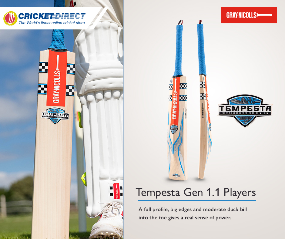 CricketDirect's tweet photo. Gray-Nicolls Tempesta Gen 1.1 Players Cricket Bat– Power-packed with a Full Profile, Big Edges & a Sleek Toe Design.
https://t.co/p5lrfopx74
#CricketBat #GrayNicolls #TempestaGen #PlayersCricket #PowerStroke #BigEdges #DuckBill #OptimalPerformance #CricketGear #SportsEquipment https://t.co/Nd5rbB9FoD
