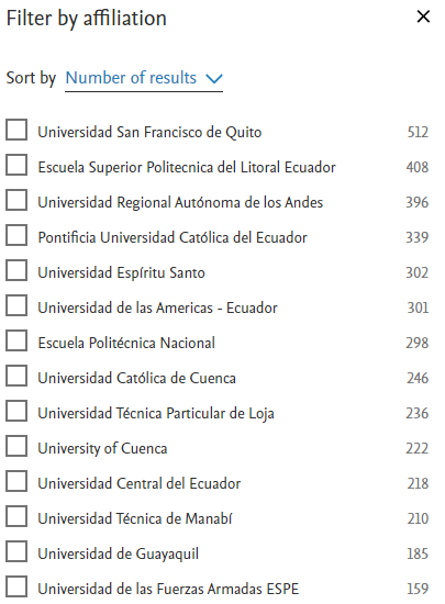 pavlvstc's tweet photo. @patricioyjelena @Scopus @ces_ec @UnemiDivulga @esantos1957 @CienciaUNEMI1 @josmel1 Debes revisar los números, no son los que compartes. Si filtras solamente revistas, los datos con corte a fecha de hoy son estos (Img 1. histórico; img 2. 2022); el 2023 se cierra en sep/oct 2024 aprox. https://t.co/bQjwGyFT2Z