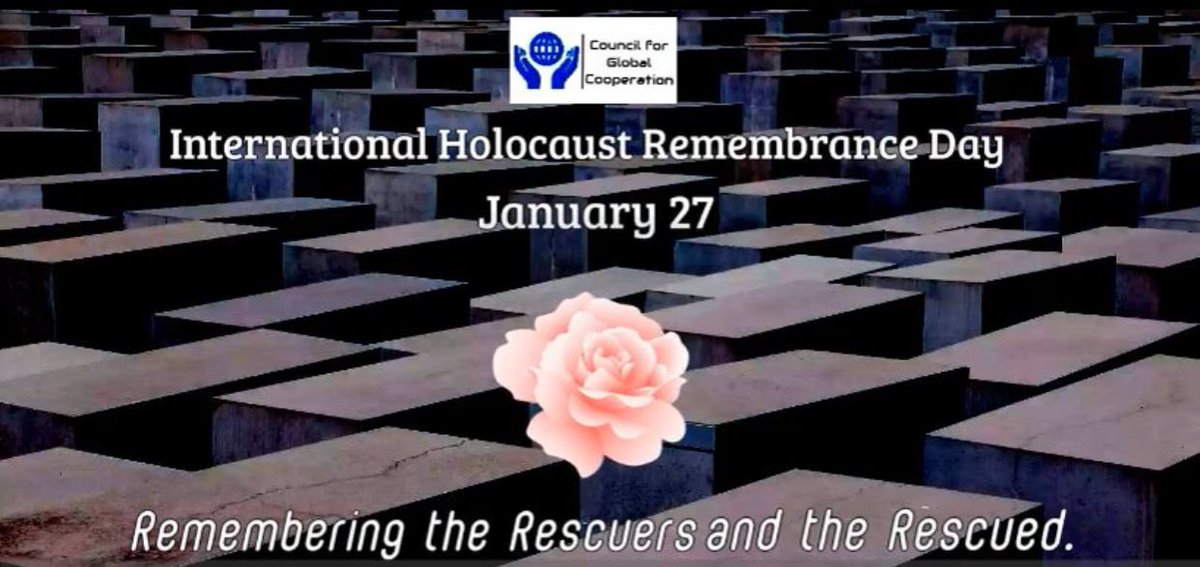 On January 27, the Council for Global Cooperation commemorates the International Holocaust Remembrance Day. In the memory of victims, let us stand against hatred, and strive for a world of tolerance and understanding! 🕯 #HolocaustMemorialDay #NeverAgain