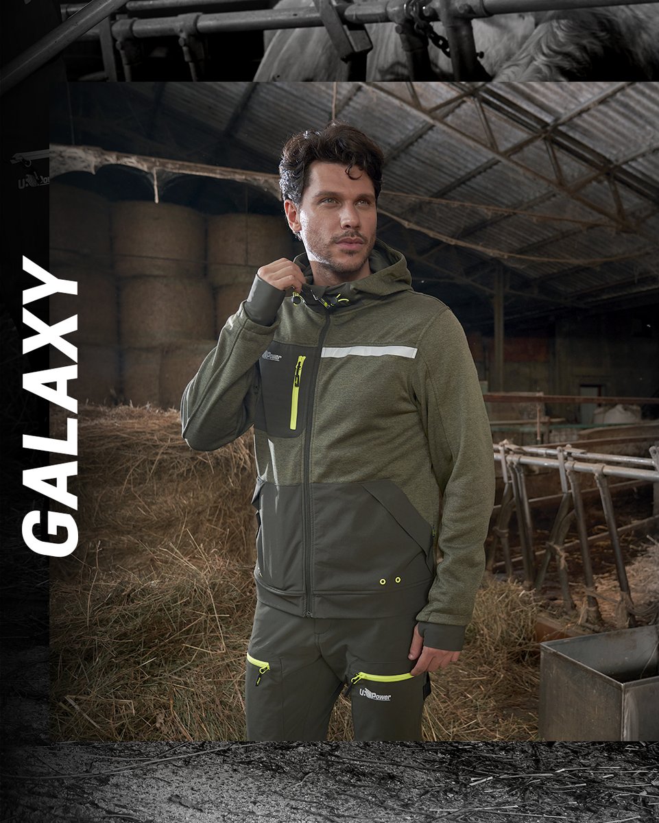 UPowerStyle's tweet image. Comoda, resistente e pensata per garantirti libertà di movimento in ogni situazione, è la felpa da lavoro GALAXY by U-Power🦁 

Realizzata in tessuto morbido, traspirante e ad asciugatura rapida 🌬️

#upower