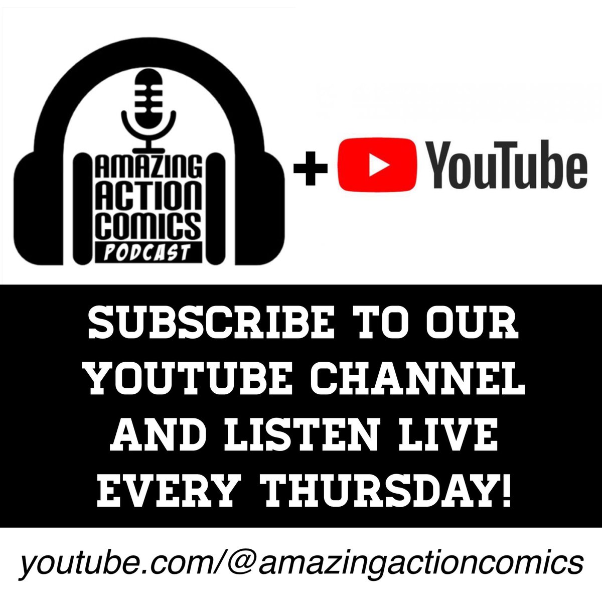 Subscribe today and join us every Thursday as we discuss everything indie comics and Amazing Action Comics™, plus indie comic reviews and indie creator interviews! youtube.com/@amazingaction… #podcast #amazingactioncomics #comics #indiecomics #readsomethingamazing