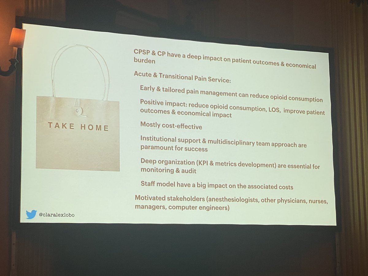 Ana Patrícia Pereira (@_anapatriciaper) on Twitter photo <a href="/claralexlobo/">Clara Lobo 🇵🇹🇺🇦🇪🇺🇦🇪</a> on transitional pain services. Amazing lesson! How to identify pts at risk? Pre? Post-op? Do we have the resources? TPSs have positive impact and are cost-effective. We need to sensitise officers for institutional support which is paramount to implementation #WDRAPM <a href="/claralexlobo/">Clara Lobo 🇵🇹🇺🇦🇪🇺🇦🇪</a> on transitional pain services. Amazing lesson! How to identify pts at risk? Pre? Post-op? Do we have the resources? TPSs have positive impact and are cost-effective. We need to sensitise officers for institutional support which is paramount to implementation #WDRAPM