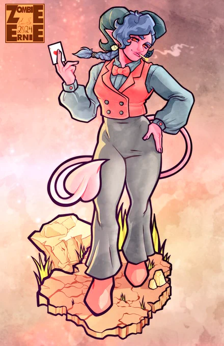 Got to make "banana bread" for  of her current D&amp;D tiefling character Amira! 