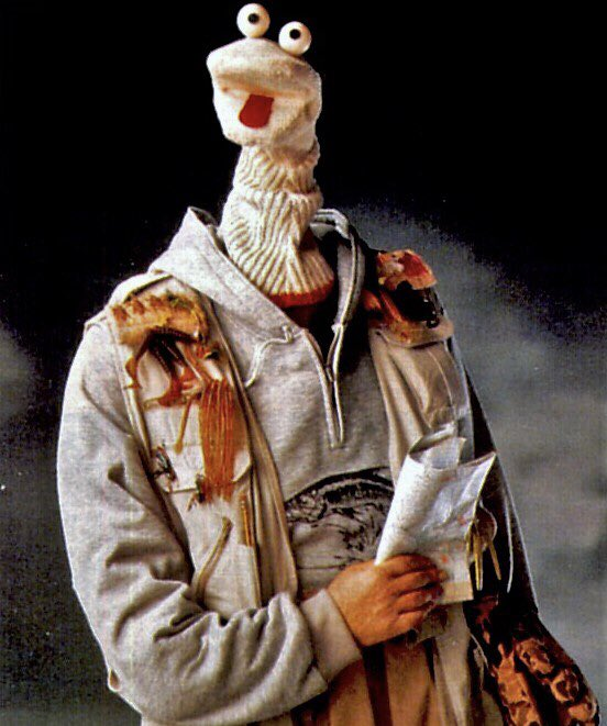 PuppetDaily's tweet photo. Sockhead from Freaked https://t.co/6JBY15krdT