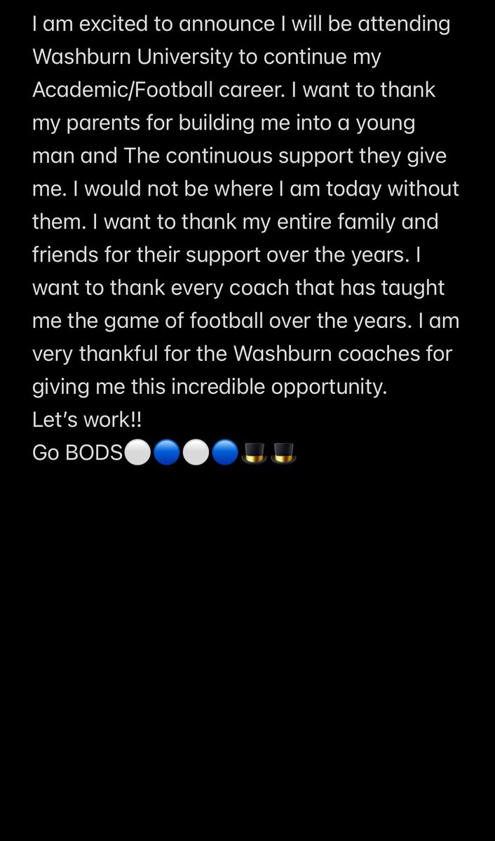 110% Committed🤍💙 @Zach_Watkins @mitche11schurig @IchabodFTBL @WARD_Athletics @BishopWardFB @BishopWardHigh @DotteSportsPix @sportsinkansas